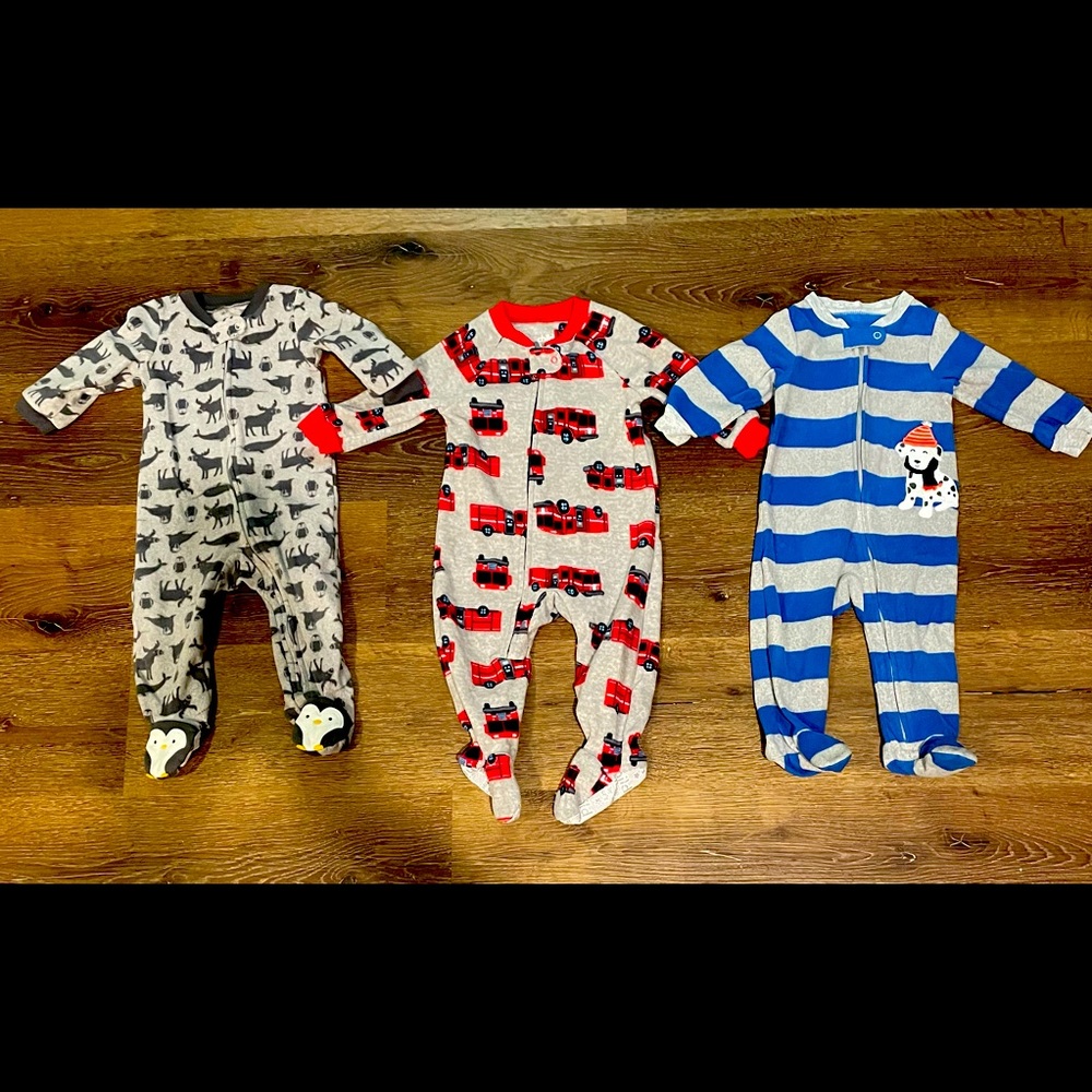 GUC Baby Boy Fleece Sleepers